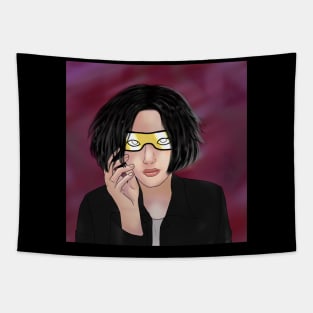 girl in suit Tapestry