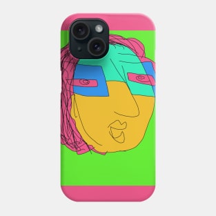 The human face Phone Case