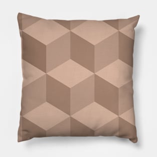 Geometric box orange Pillow