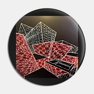 Red Bricks Pin