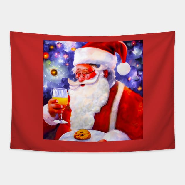 A Christmas Drink Tapestry by PictureNZ