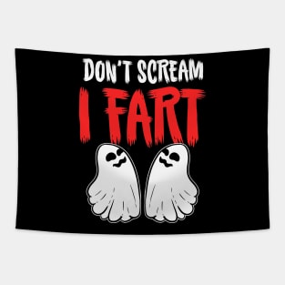 Ghost Fart Halloween Costume Tapestry
