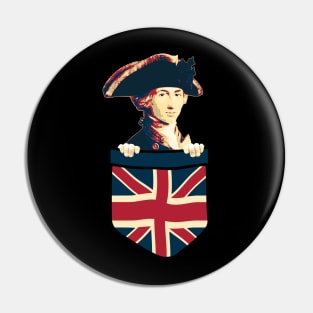 Horatio Nelson In My Pocket Pin