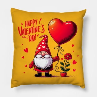 Valentine Gnomes Valentines Day 2024 Pillow