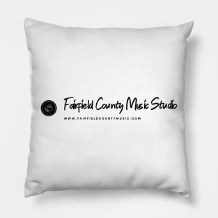 Script Black Piano Grand Pillow