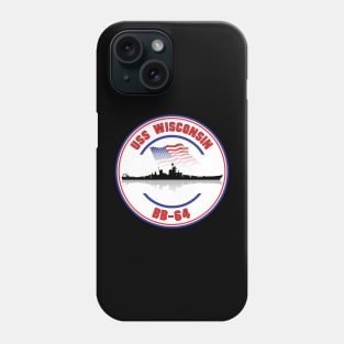 USS Wisconsin BB-64 Phone Case