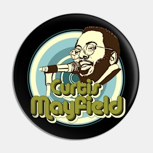 Mr Curtis Mayfield Pin