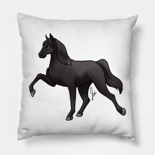 Horse - Tennessee Walker - Black Pillow