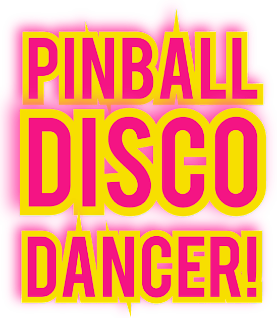 Pinball Disco Dancer Back Jimmy Front Kids T-Shirt by Elvira Khan