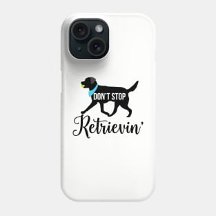 Black Lab Pattern in Teal Black Labs with Hearts Dog Patterns Phone Case