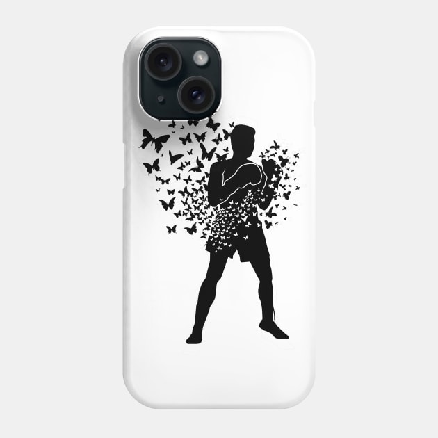 Boxing Series: Float Like a Butterfly (Sting Like a Bee) Phone Case by Jarecrow 