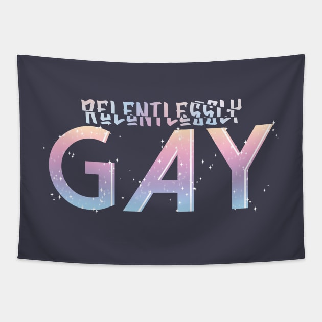 relentlessly gay Tapestry by abakkus