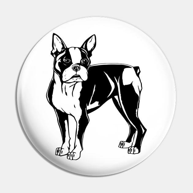 Boston Terrier Pin by CuteSyifas93