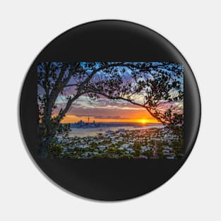 Auckland Sunset Pin