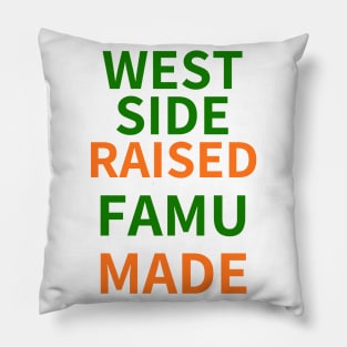 WEST SIDE RAISED FAMU MADE Pillow