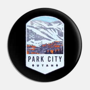 Ski Park City Utah Pin