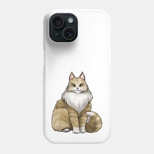 Cat - Maine Coon - Orange Tabby Phone Case