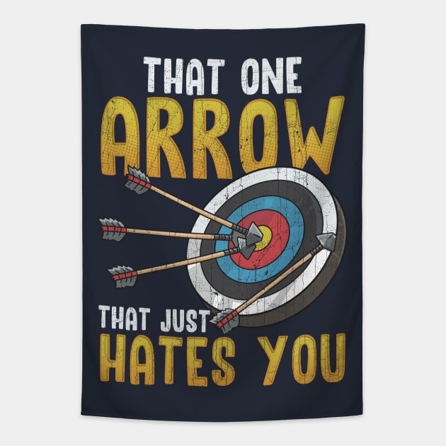 Archery That One Arrow That Hates You Tapestry by E