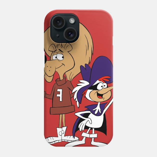 Super Chicken and Fred Phone Case by offsetvinylfilm