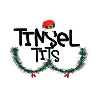 Tinsel Tits And Jingle Balls Funny Christmas Couple Matching T-Shirt