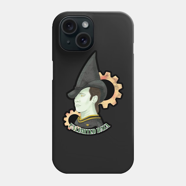 Unlimited Data Phone Case by UVGloPanda