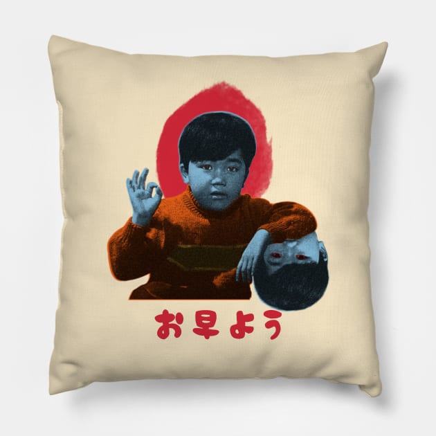 Ohayou Pillow by undergroundnotes