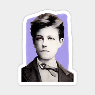 French Poet Arthur Rimbaud illustration Magnet