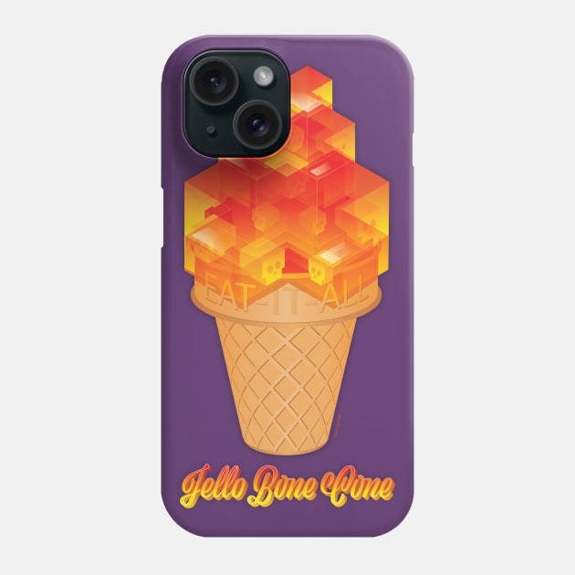 Jello Bone Cone Sugary Treat Phone Case by DanielLiamGill