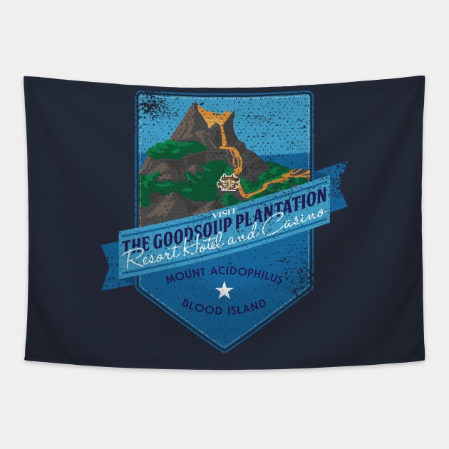 The Goodsoup Plantation Resort Hotel and Casino Tapestry by Geekeria Deluxe