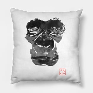gorilla face Pillow