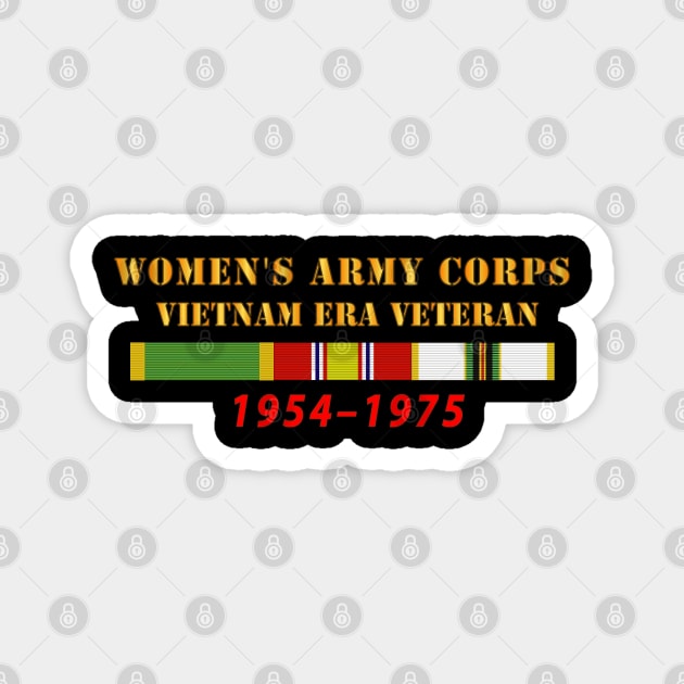 Womens Army Corps - Vietnam Era Veteran - 1954 - 1975 - WAC - NDSM  - COLD WAR Service Bar X 300 Magnet by twix123844