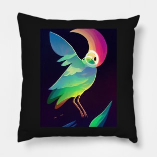 Gay Space Bird T-Shirt Pillow
