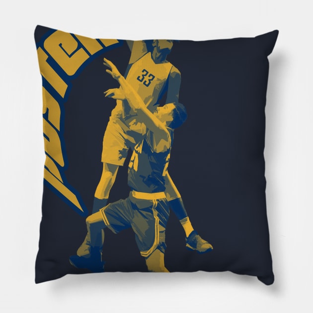 Myles Turner Poster Pillow by AKRiley