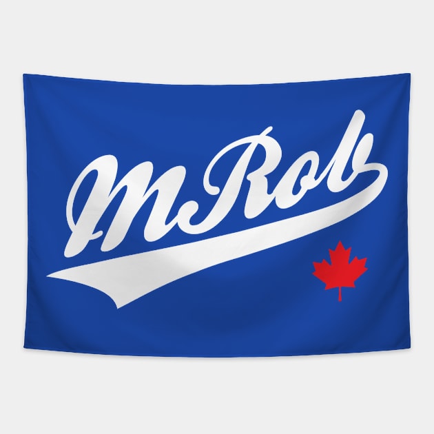 MRob - Baseball Shirsey Tapestry by TheClementW