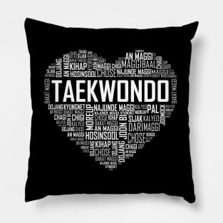 Love Taekwondo Heart Pillow