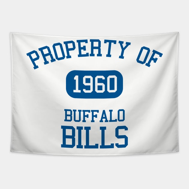 Property of Buffalo Bills Tapestry by Funnyteesforme