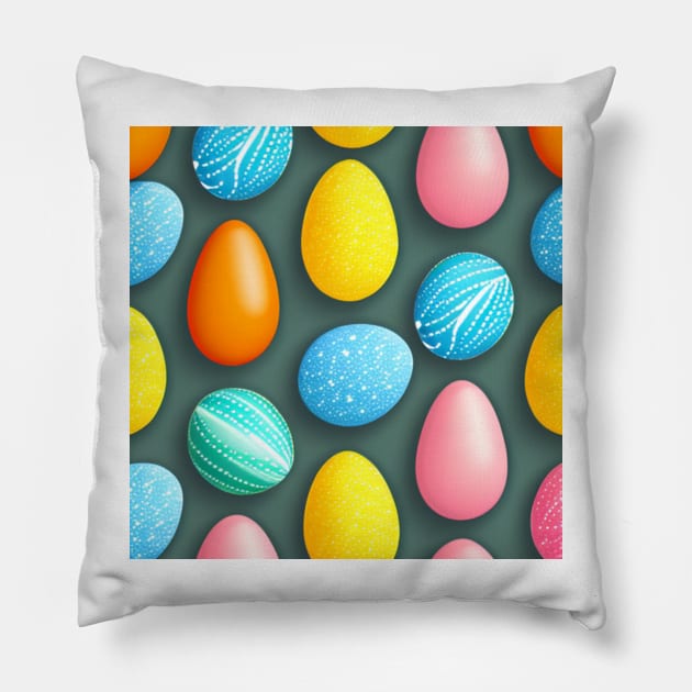 easter pattern Pillow by FineArtworld7