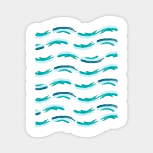 Blue Sea Waves Pattern-Enjoy Summer And Salt Life Magnet