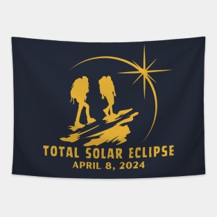 Total Solar Eclipse Hiking Tapestry