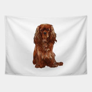 Cavalier King Charles Spaniel - Ruby Tapestry