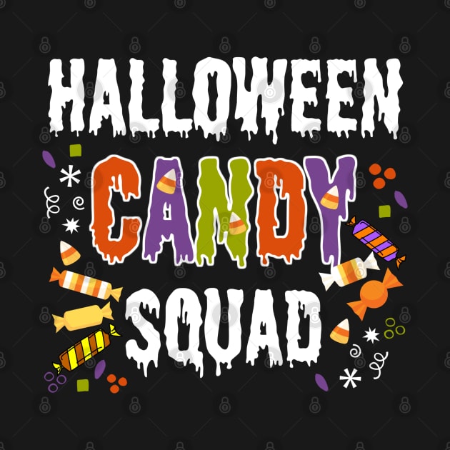 Cute Halloween Candy Squad by MedleyDesigns67