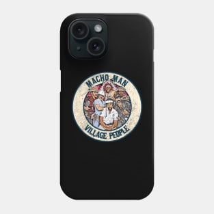 Retro Style Fan Art Design Village People // vintage Macho Man Phone Case