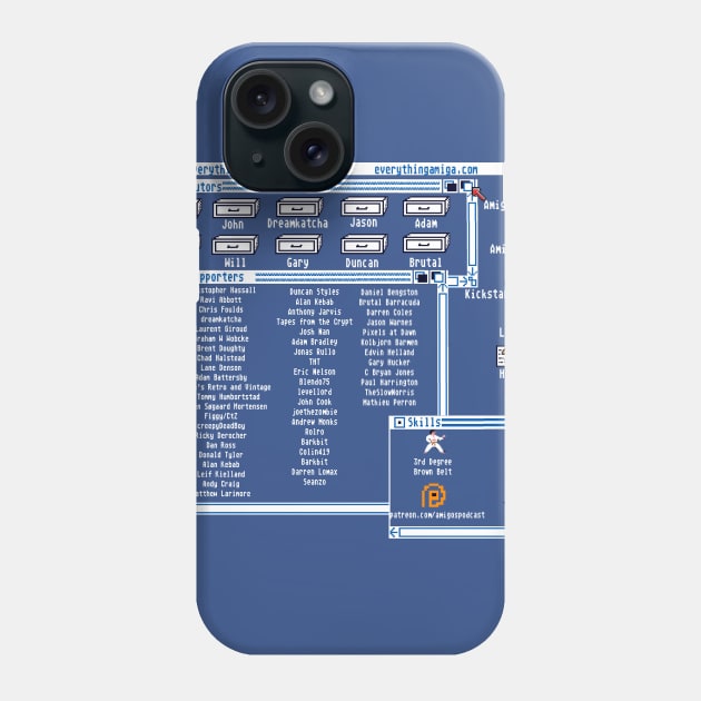 Amigos Staff and Supporters Phone Case by amigatees