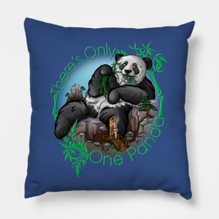 There's Only One Panda Pillow