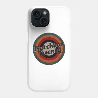 Retro Color Typography Faded Style Matchbox Twenty Phone Case