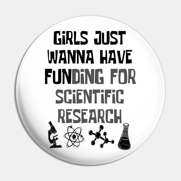 Girls Just Wanna Have Funding For Scientific Research Pin by JustBeSatisfied