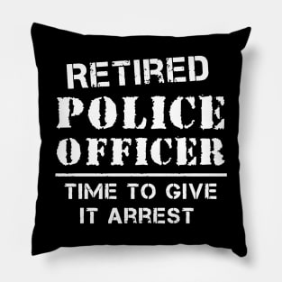 retired police officer Pillow