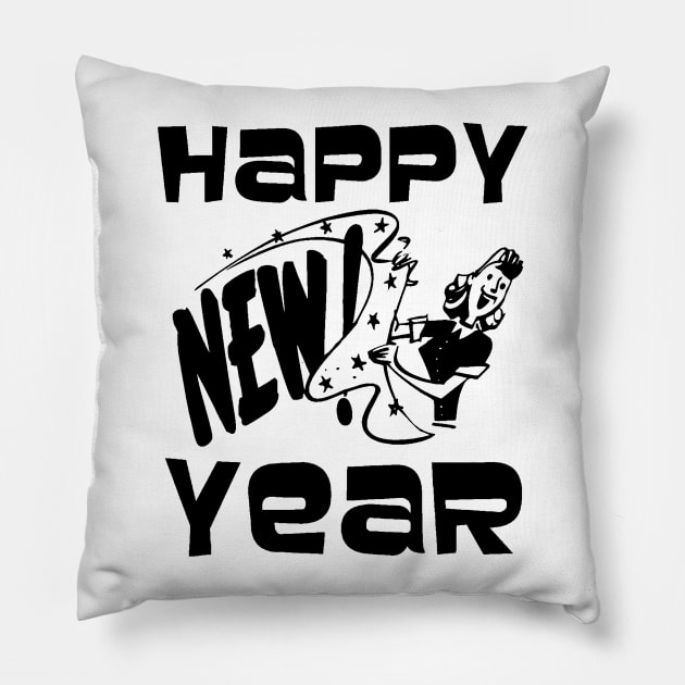 HAPPY NEW YEAR Pillow by peterhallam