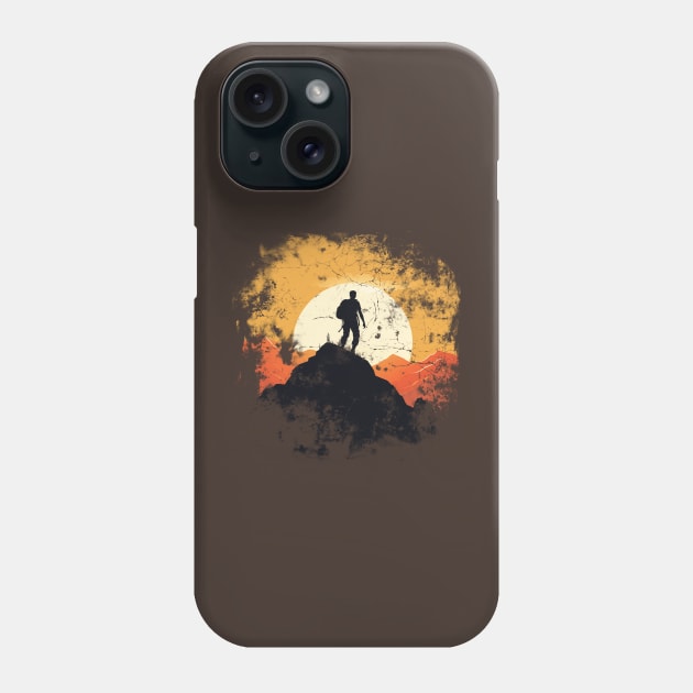 Hiking Mountains Vintage Design Phone Case by Selknen 🔥