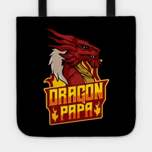 Awesome Dragon Papa Fearsome Dragon Fantasy Dad Tote